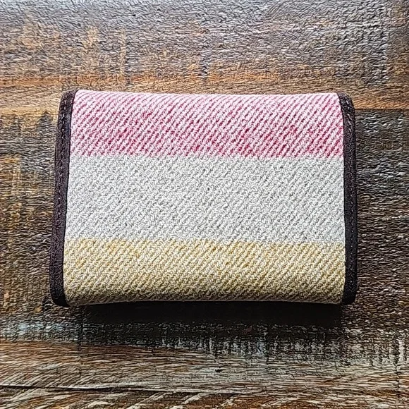 Pendleton Trifold Wallet - Glacier Stripe Wool